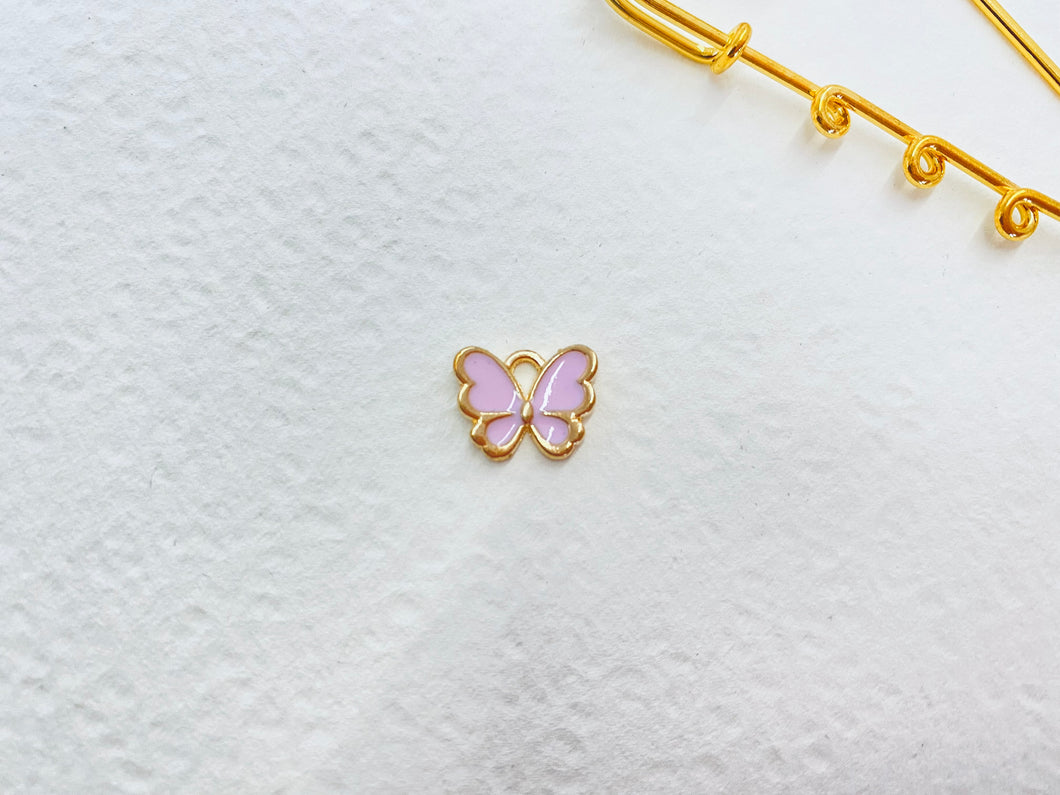 Pink Butterfly Charm